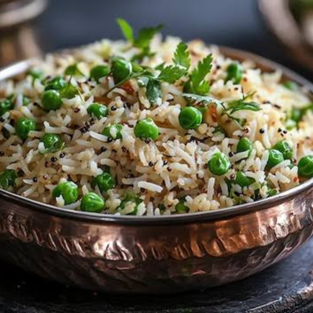 Green Peas Pulao