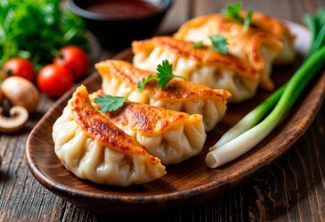 Veg Pan Fried Momo