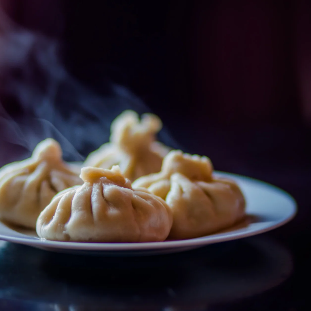 IGNIS PLATTER— Mixed Fried Rice, Mixed Noodles, 2 pcs Chicken Manchurian, 2 pcs Chilli Fish/Prawns, 2 pcs Fish Finger, 4 pcs Momos