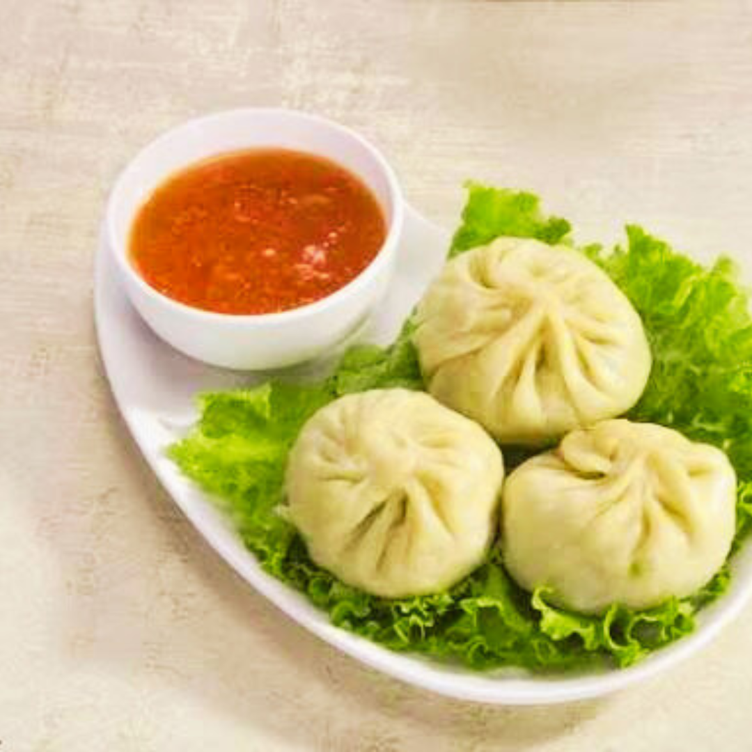 MACRO PLATTER— Veg Fried Rice/ Noodles, 3 pcs Chilli Chicken/Manchurian, 3 pcs Chicken Momo