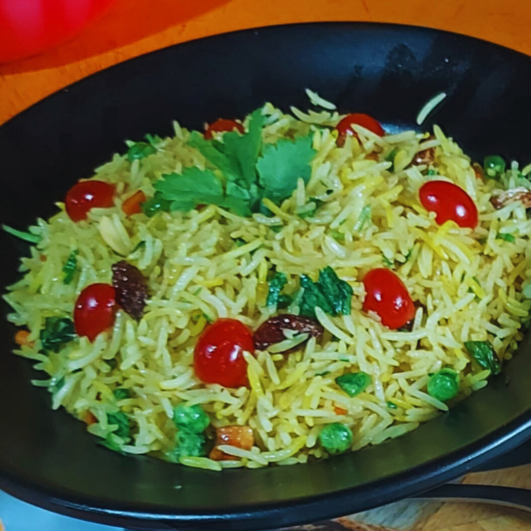 Pulao and Mixed Vegetables